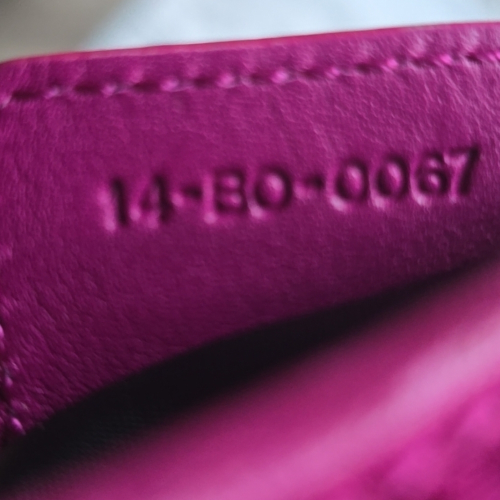Christian Dior Magenta Oblique Monogram Canvas and Leather Trim 2007 Hobo Bag - Picture 9 of 12